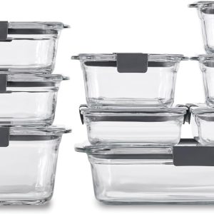 Glass Food Storage Set, 9-Pack