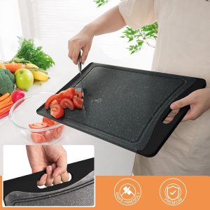 Plastic Cutting Board Set, 3-Pack