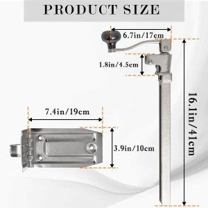 Heavy Duty Manual Can Opener, 2 Blades