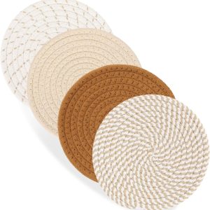 7″ Heat Resistant Trivets, 4 Pads